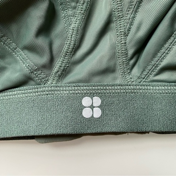 SWEATY BETTY Ultra Run Sports Bra in Heath Green 34D - Picture 6 of 7